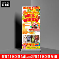 D2S RETRACTABLE BANNER DESIGN -VERS 2 *DESIGN ONLY NO PRINT