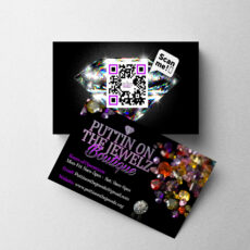 BLING BUSINESS CARD DESIGN - 2 SIDED *DESIGN ONLY, NO PRINT