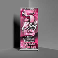 PAPARAZZI RETRACTABLE BANNER DESIGN -  *DESIGN ONLY, NO PRINT