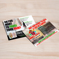 D2S FLYER DESIGN 4 ( 2-SIDED) Design Only - *No Print