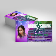 BIZ CARD DESIGN  ( 1-SIDED) Design Only - *No Print